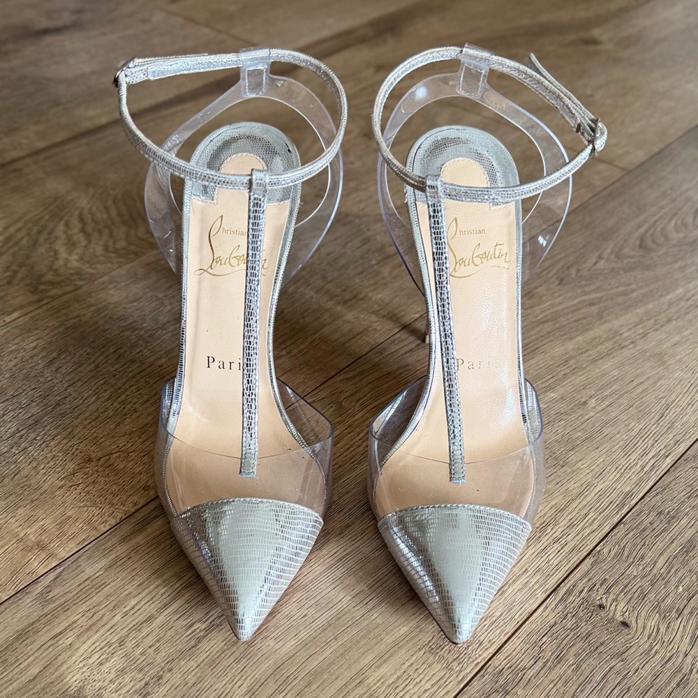 Christian Louboutin, Nosy Python Mirror /PVC 100